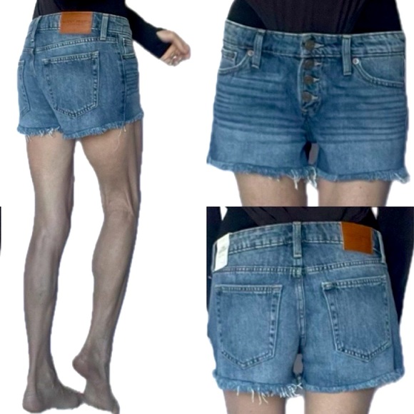 NWT Lucky Brand The Cut Off Jean Shorts - Picture 4 of 17